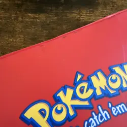 Vintage 1999 Pokemon Pikachu Red Binder TCG Album 30 Page Card Holder ✅ - Image 2