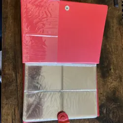 Vintage 1999 Pokemon Pikachu Red Binder TCG Album 30 Page Card Holder ✅ - Image 4