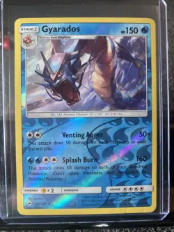 Pokemon Gyarados TCG Reverse Holo Rare Card Burning Shadows 33/147 English 2017 - Image 1