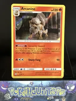 Pokemon Card Arcanine 6/18 Detective Pikachu Holo Rare NM - Image 1