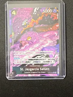ONE PIECE CARD GAME TCG - St. Jaygarcia Saturn alt art OP13-083 Carrying On - Image 1