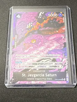 ONE PIECE CARD GAME TCG - St. Jaygarcia Saturn alt art OP13-083 Carrying On - Image 2