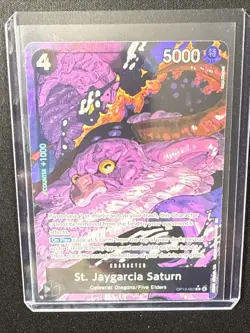 ONE PIECE CARD GAME TCG - St. Jaygarcia Saturn alt art OP13-083 Carrying On - Image 3