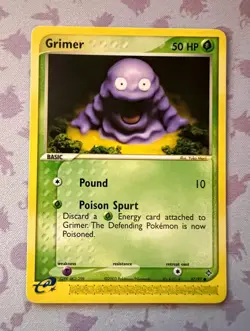 Grimer 57/97 - EX Dragon Vintage 2003 Pokemon Card LP - Image 1
