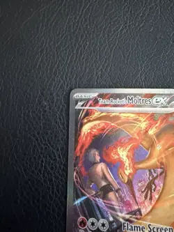 Pokemon TCG Team Rockets Moltres EX Destined Rivals Card 229/182 SIR Stamped - Image 3