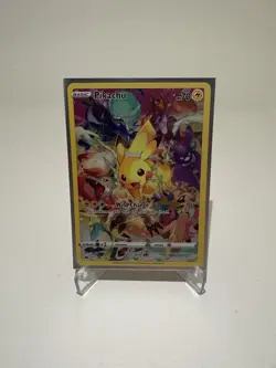 Pokemon Pikachu TCG Full Art Secret Rare Holo Card 160/159 Crown Zenith - Image 1