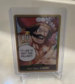 One Piece Carrying On His Will OP13 Gol D. Roger Gold Don Card - Image 1