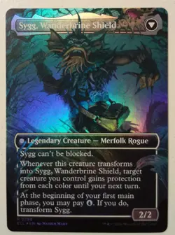 Sygg, Wanderwine Wisdom *Borderless FOIL Rare* Magic MtG x1 Lorwyn Eclipsed - Image 2