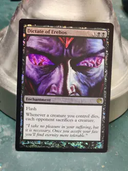 Dictate of Erebos x1 FOIL Journey into Nyx #65 NM 2014 MTG - Image 1
