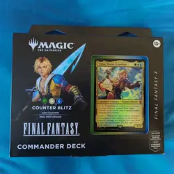Sealed - Magic MTG Final Fantasy X Counter Blitz Tidus Commander Deck - Image 1