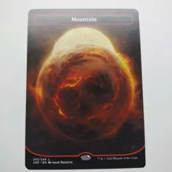 Mountain (243) (Borderless) Unfinity Regular MTG NM - Image 1