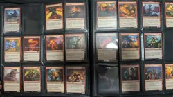 Magic the Gathering M19 partial set in Binder - Image 1