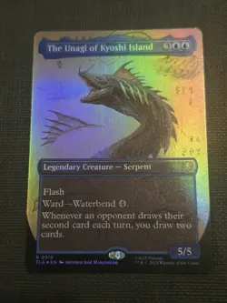 The Unagi of Kyoshi Island FOIL Borderless 319 Avatar TLA MTG Rare Unplayed Mint - Image 1