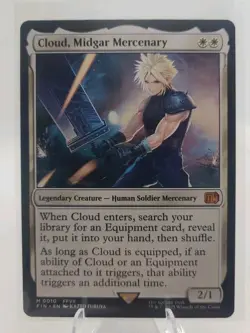 MTG Final Fantasy Cloud, Midgard Mercenary M #0010 Non Foil NM - Image 1