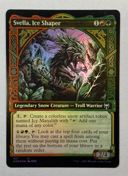 MTG - Svella, Ice Shaper - Showcase - FOIL - Kaldheim - Image 1