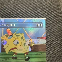 MTG Rainbow Foil cOuNTeRspELl (7010) NM Unplayed SpongeBob Secret Lair Drop - Image 4