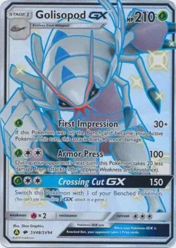 LP Pokemon Golisopod GX - SV48/SV94 - Full Art Ultra Rare Lightly Played Hidden - Image 1
