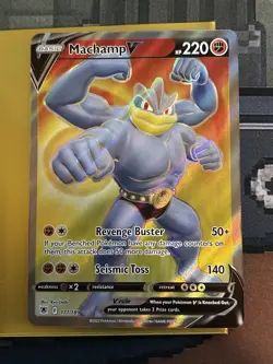 Pokemon TCG Machamp v 171/189 Astral Radiance Ultra Rare Card in NM Condition - Image 1