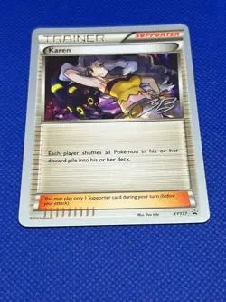 Pokemon Tcg Karen - XY177 - Black Star Promo World Championships 2017 - Image 2