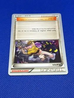 Pokemon Tcg Karen - XY177 - Black Star Promo World Championships 2017 - Image 3