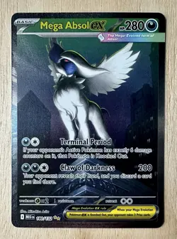 Mega Absol ex 180/132 Me01: Mega Evolution Holo Pokemon TCG - Image 1