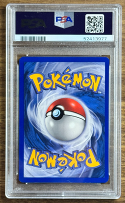 Pokemon Black Star Promo Movie Exclusive Entei 34 Cosmic Holo Foil Swirl PSA 9 - Image 2