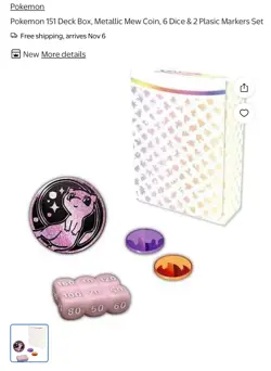 Lot of 35 Pokemon TCG Mythical Mew Dice/marker/coin Set - Image 1