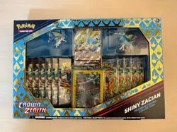 Pokemon TCG Crown Zenith Shiny Zacian Premium Figure Collection -New Sealed - Image 2