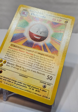 Electrode 21/102 Rare SHADOWLESS Base Set Pokemon 525 - Image 4