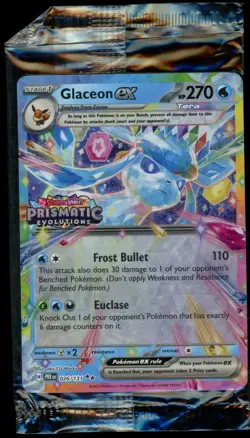 Glaceon ex #026/131 Stamped Prismatic Evolutions Promo Sealed Pokemon 2025 - Image 1