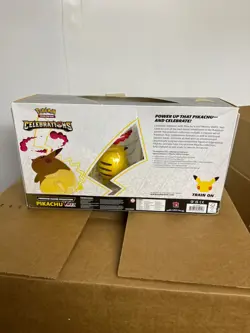 Pokemon Celebrations Premium Pikachu V max Figure Collection Sealed 820650809408 - Image 2