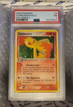 Pop 9 2006 Pokemon Conbusken Pop Series 4 Holo 6/17 PSA 7 - Image 1