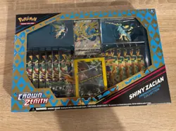 Pokemon TCG Crown Zenith Shiny Zacian Premium Figure Collection -New Sealed - Image 1
