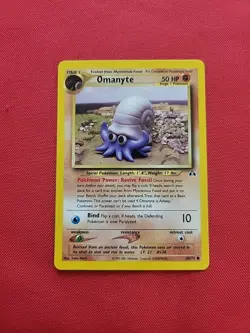 Pokemon: Omanyte #60/75 Neo Discovery 2001 Vintage Non-holo - NM / LP - L90 (5) - Image 3