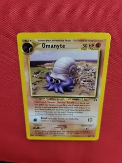 Pokemon: Omanyte #60/75 Neo Discovery 2001 Vintage Non-holo - NM / LP - L90 (5) - Image 5
