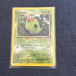 Pokemon TCG WoTC Caterpie 53/75 Neo Discovery Vintage Lightly Played LP+ - Image 1