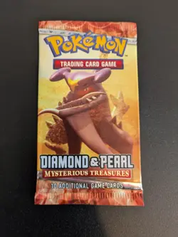 Pokemon Mysterious Treasures Booster Pack Factory Sealed Garchomp Artwork - 2007 - Image 1