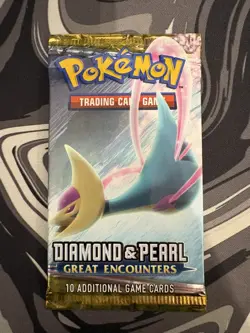 Pokemon Great Encounters Booster Pack - Factory Sealed - Cresselia Artwork -2008 - Image 1