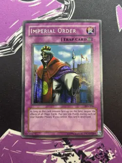 Yugioh Imperial Order PSV-104 Secret Rare Unlimited LP REVERSE SECRET ERROR - Image 1