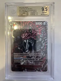 One Piece OP-13 Five Elder Demon God pack BGS 3 10s & 2 9.5s Red Alt Art - Image 4