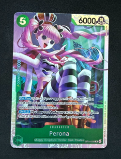 One Piece Perona OP14-033 SR - The Azure Sea's Seven Warlords ENG - Image 1