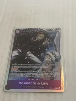 One Piece The Azure Sea’s Seven OP14-EB04 Rosinante & Law EB04-038 SR English - Image 1