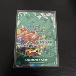 EB01-015 Scratchman Apoo Winner Promo - One Piece Card - Winner Pack 2025 Vol.2 - Image 1