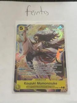 One Piece Kouzuki Momonosuke Super Rare Alt Wings of the Captain Ships Same Day - Image 1