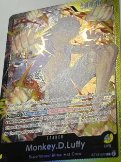 Monkey.D.Luffy (003) ST13-003 Ultra Deck: The Three Brothers Foil NM - Image 2