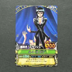 M1487 Nico Robin C060 Japanese One Piece Berry Match Carddass Card 2008 - Image 1