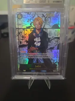 2025 One Piece Sabo Manga Alt Art OP13-120 SEC BGS 10 Pristine English - Image 2