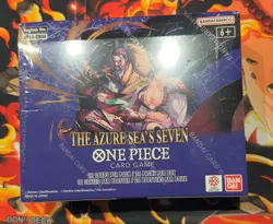One Piece OP-14 The Azure Sea’s Seven ENG Booster Box New Sealed - Image 1