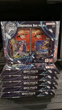 One Piece Card Game Illustration Box Vol. 6 IB-05. Factory Sealed,Same Day Ship - Image 1