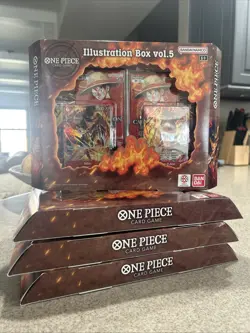 One Piece Card Game Illustration Box Vol. 5 IB-05 [IN-HAND] Lot Of 4 - Image 1